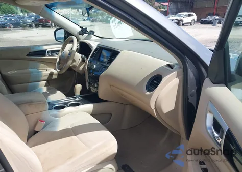 2015 Nissan Pathfinder S из США, поврежденный, VIN 5N1AR2MN7FC677951